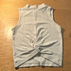 White Dynamic Tie Tank- One size